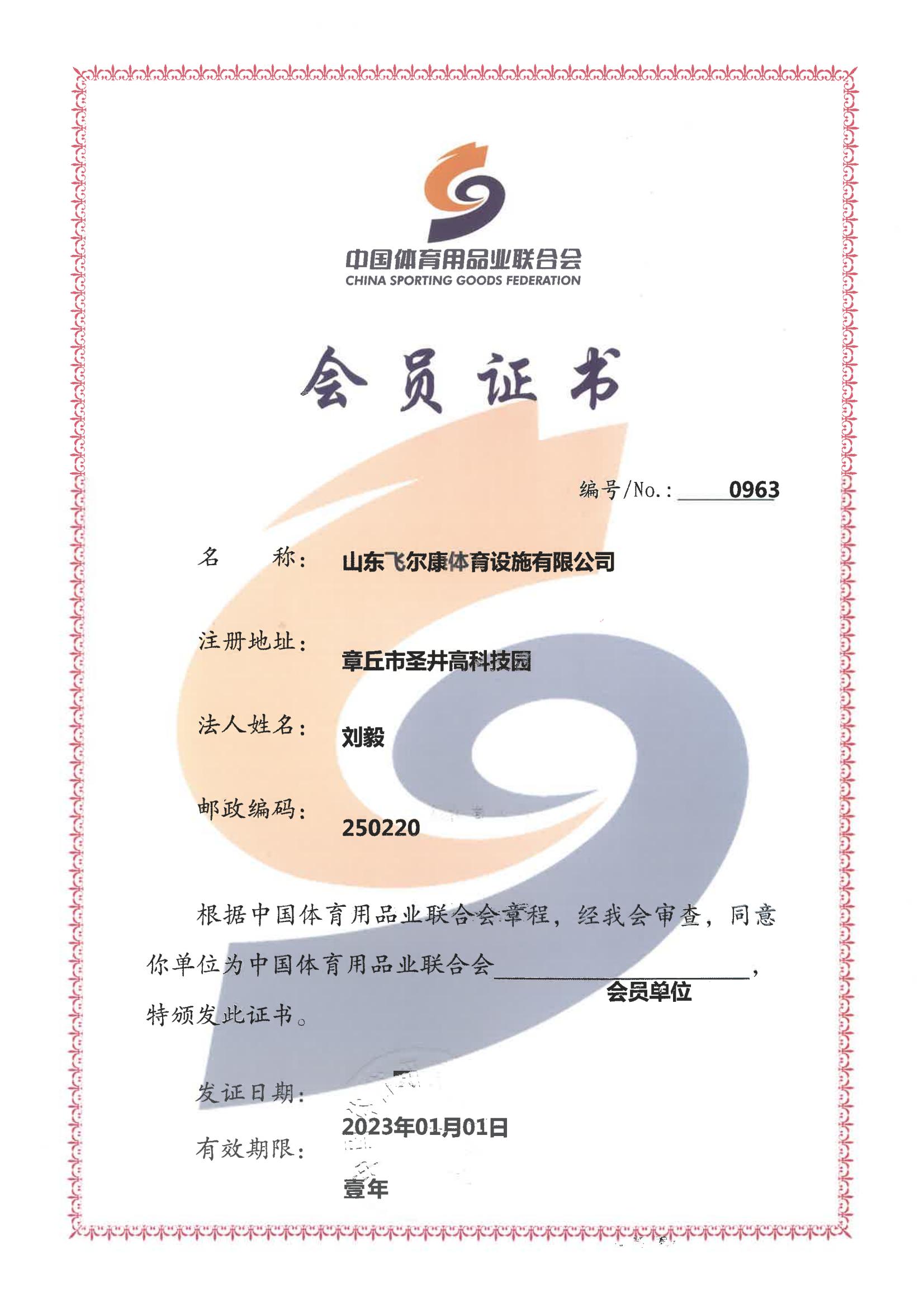 山东飞尔康体育设施有限公司 图2