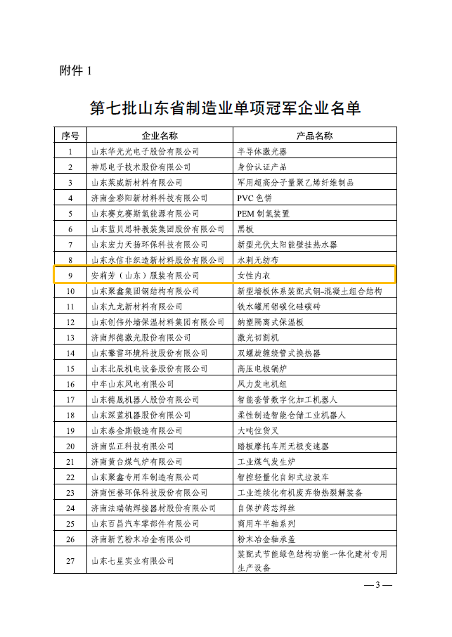 安莉芳（山东）服装有限公司 图2